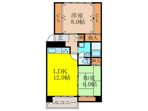 北緑丘第4住宅18号棟（1207）の物件間取画像